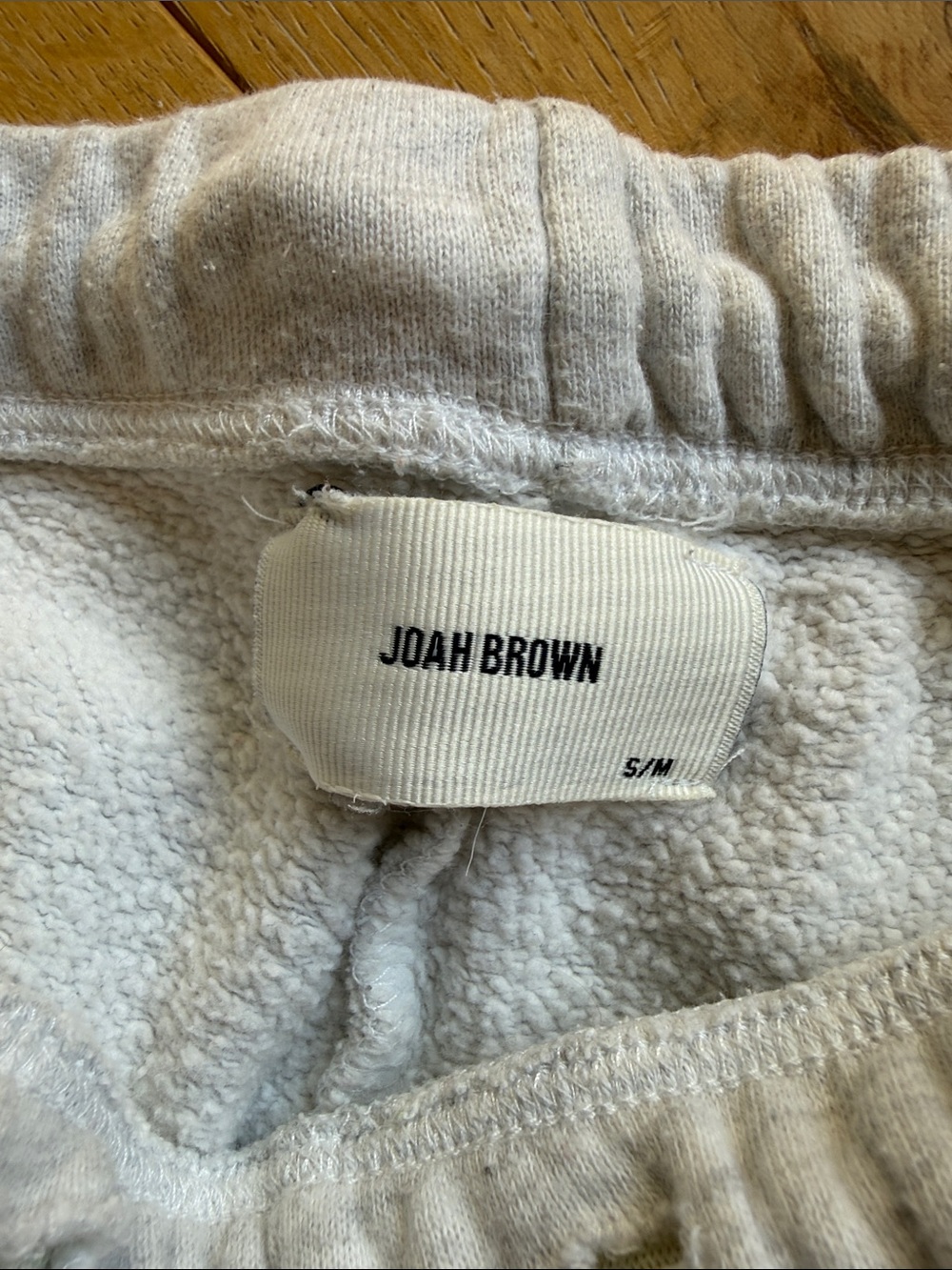 Joah Brown Light Gray Drawstring Jogger Pants - Picture 3 of 5